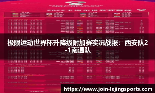 极限运动世界杯升降级附加赛实况战报：西安队2-1南通队